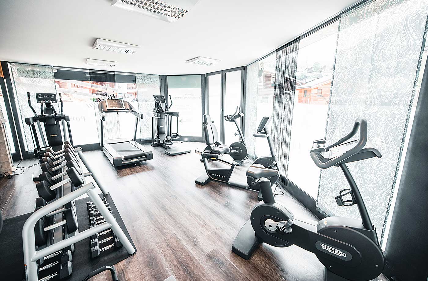 Fitnessstudio im Hotel Christania