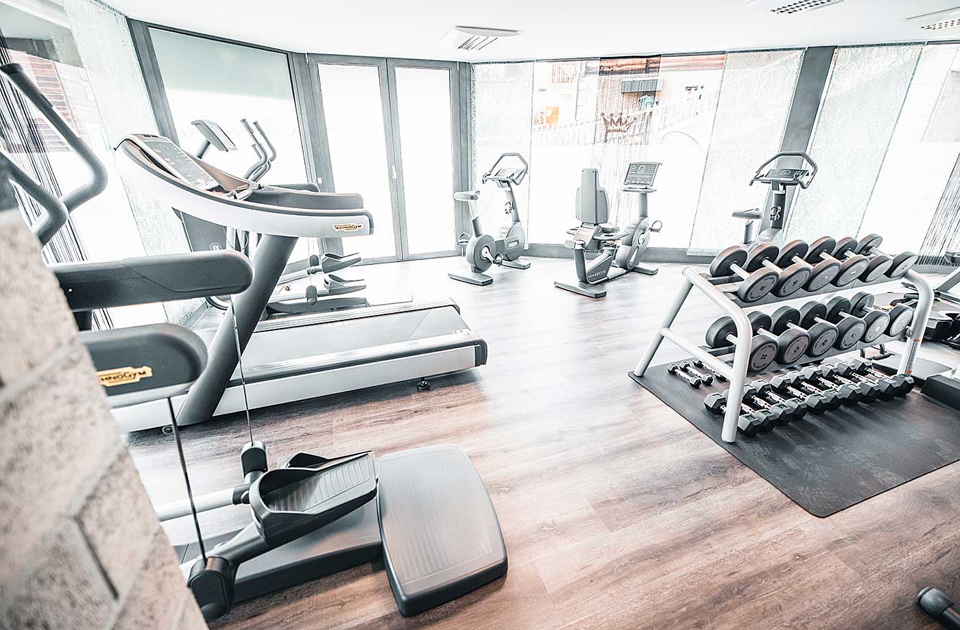 Fitnessstudio im Hotel Christania